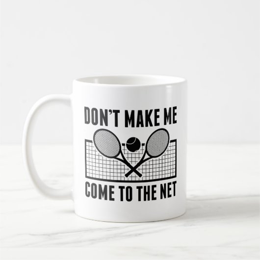 Don't Make Me Come To The Net Koffiemok (Links)