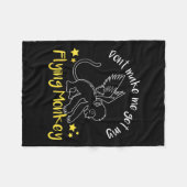 Don't Make Me Get My Flying Monkeys  Fleece Deken (Voorkant (Horizontaal))