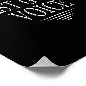 Don't Make Me Use My Coast Guard Voice Funny Coast Poster (Hoek)