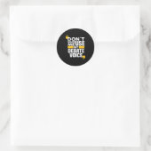 Don't Make Me Use My Debate Voice funny Debate Tea Ronde Sticker (Tas)