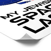 Dont Make Me Use My Jewish Space Laser  Poster (Hoek)