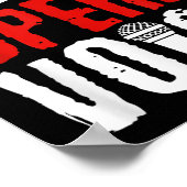 Don't Make Me Use My Opera Voice Opera Singer  Poster (Hoek)