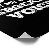 Don't Make Me Use My Sergeant Voice Drill Sergeant Poster (Hoek)