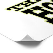 DONT MESS MET DE HONTBADGER POSTER (Hoek)