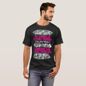 Dont Mess Met Pit Bull Terrier Mam T-shirt (Voorkant volledig)