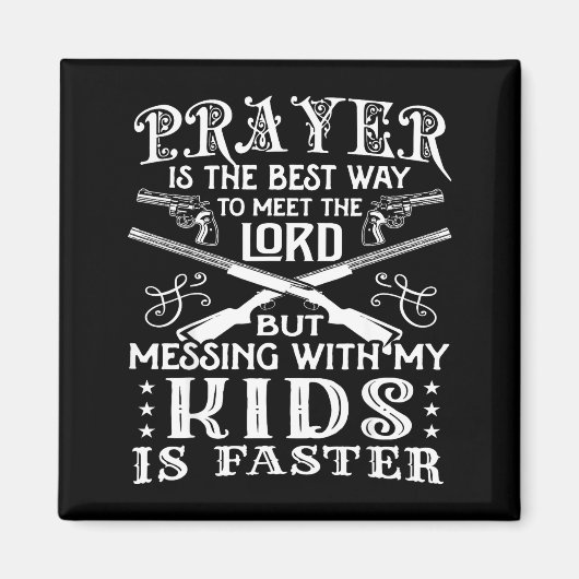 Don't Mess With My Kids! Mom  Magneet (Voorkant)