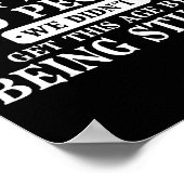 Don't Mess With Old People Do Not Mess With Old Pe Poster (Hoek)