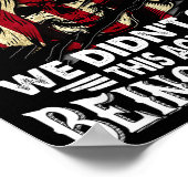 Don't Mess With Old People We Didn't Get This Age Poster (Hoek)