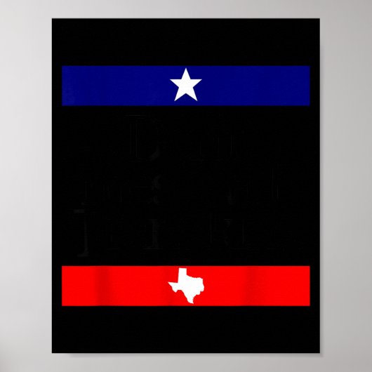 Don't Mess With Trans Kids Texas Pride Protect Tra Poster (Voorkant)