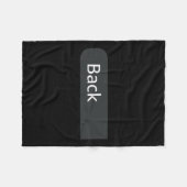 Don't New York My Florida On Back  Fleece Deken (Voorkant (Horizontaal))