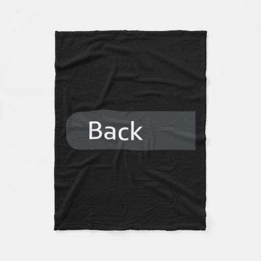 Don't New York My Florida On Back  Fleece Deken (Voorkant)