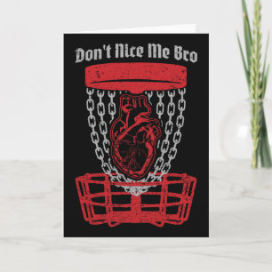 Don't Nice Me Bro Discgolf Speler Sket Anatomisch Kaart