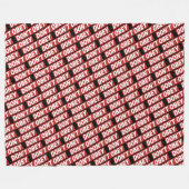 Don't Obey Portland Frog Protest Fleece Deken (Voorkant (Horizontaal))