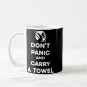 Don't Panic And Carry A Towel - Towel Day May 25th Koffiemok (Links)