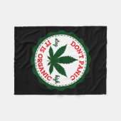 Don't Panic - It Is Organic _ Stay High  Fleece Deken (Voorkant (Horizontaal))