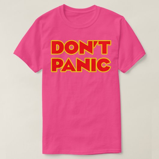 Dont Panic Kinder T-shirt (Design voorkant)