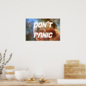 DON'T PANIC POSTER (Keuken)