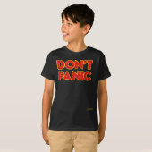 Don't Panic Vintage Distressed Shirt  (Voorkant volledig)