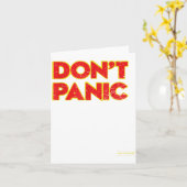 Don't Panic Vintage Distressed Shirt  Kaart (Gele Bloem)