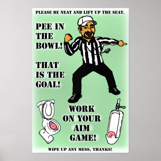 Don't Pee on the Seat poster pour hommes garçons (Devant)