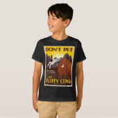 Don't Pet The Fluffy Cows  T-shirt (Voorkant volledig)