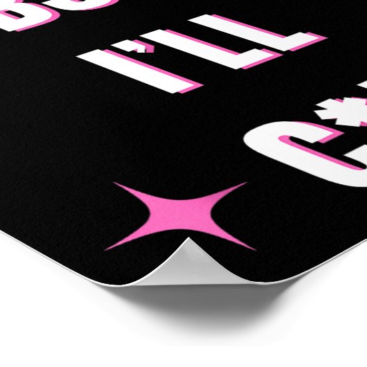 Dont Play Dubstep I'll  Poster (Hoek)