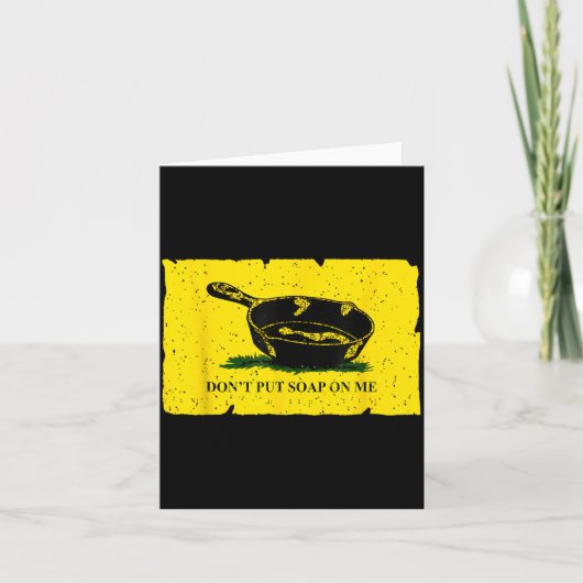 Don't Put Soap On Me Kaart (Voorkant)