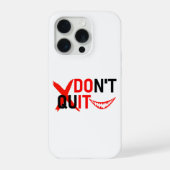 DON'T QUIT – Bold Red Motivation Design (Verso)