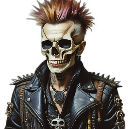 Dont Quit punk schedel guy, T-shirt