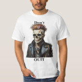 Dont Quit punk schedel guy, T-shirt (Voorkant)