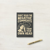 Don't read the negative comments  post-it® notes (Op bureau)