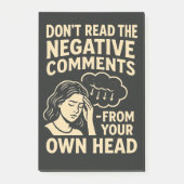 Don't read the negative comments  post-it® notes (Voorkant)