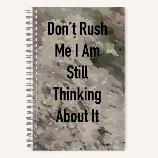 Don't Rush Bullet Journal Notitieboek (Voorkant)