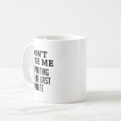 Don't Rush Me I'm Waiting For The Last Minute Funn Koffiemok (Voorkant links)