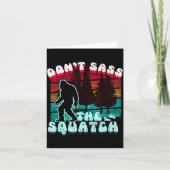 Dont S The Squatch Funny Pun Joke  Kaart (Voorkant)