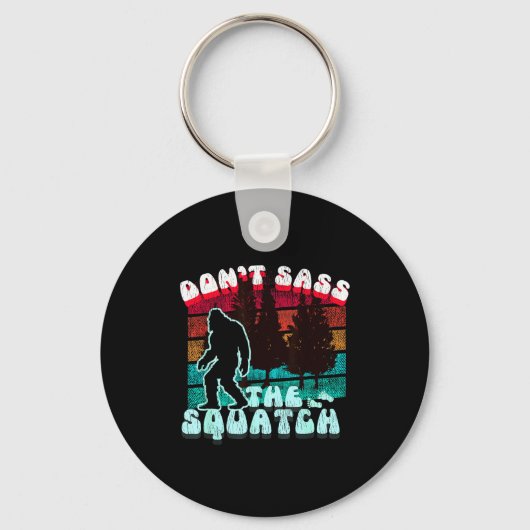 Dont S The Squatch Funny Pun Joke Sleutelhanger (Voorkant)