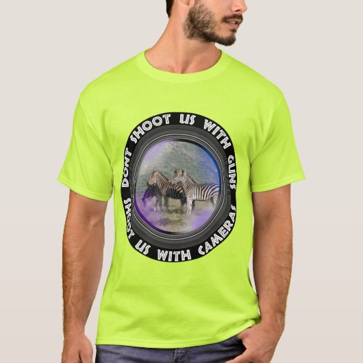 Dont Shoot Us Zebra Mountain T-shirt (Voorkant)