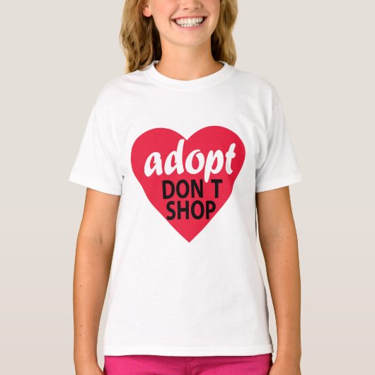 Dont Shop aannemen T-shirt (Voorkant)