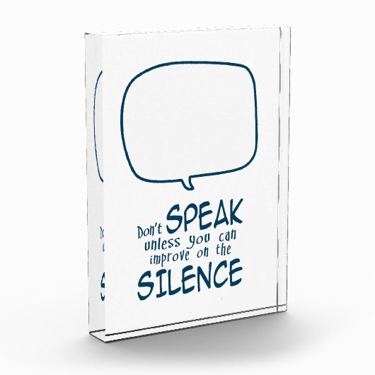 Don't Speak Fotoblokken (Links)