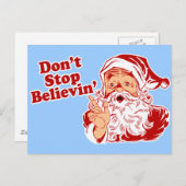 Dont Stop Believin Briefkaart (Voorkant / Achterkant)