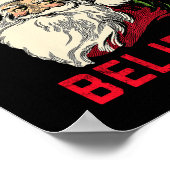 Don't Stop Believing, Funny Santa, Winter Christma Poster (Hoek)