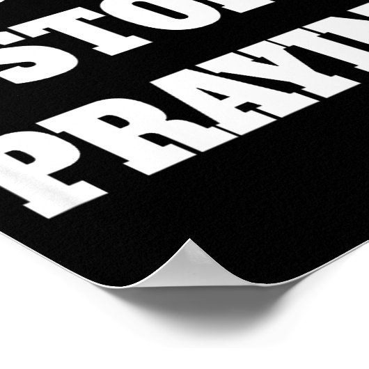 Don't Stop Praying, Pray About Everything  Poster (Hoek)