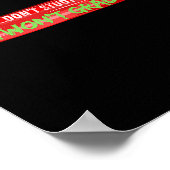 Don't Study Me You Won't Graduate Funny Quote Desi Poster (Hoek)