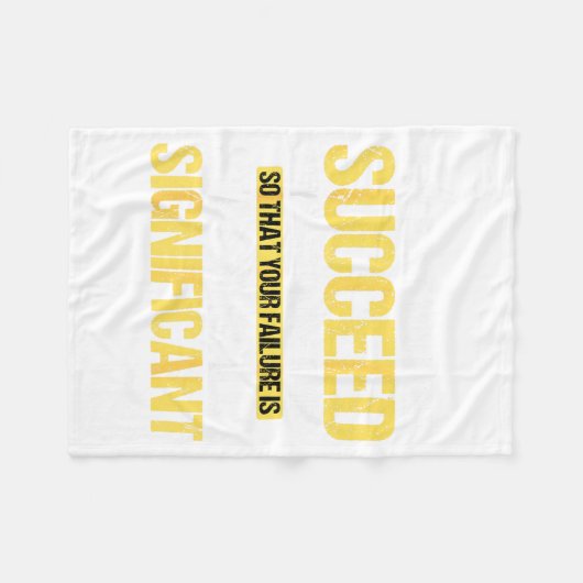 Don't Succeed Statistically Significant Science Pu Fleece Deken (Voorkant (Horizontaal))