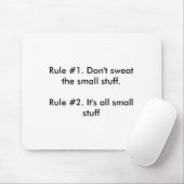 Dont Sweat The Small Stuff  Muismat (Met muis)