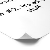 Dont Sweat The Small Stuff Poster (Hoek)