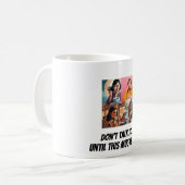 "Don't Talk To Me Until This Mug Is Empty" Fun (Devant gauche)