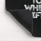 Don't Talk To Me When I'm Lifting  Muismat (Hoek)