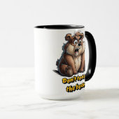 Don't Tease Teddy Bear beroemd gemaakt door Charm  Mok (Voorkant rechts)