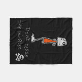 Dont Tease The Rates  Fleece Deken (Voorkant (Horizontaal))